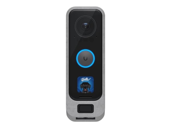 Ubiquiti G4 Doorbell Pro Cover, harmaa, polykarbonaatti (PC), 1 kpl, monotone, G4 Doorbell Pro, Doorbell Pro PoE