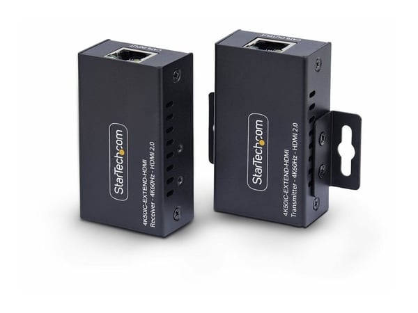 Startech HDMI Extender Over CAT5e/6 Kit, 4K 60Hz, Up to 200ft (60m) - Video/lyd-forlenger - HDMI - over CAT 5/5e/6 - opp til 60 km