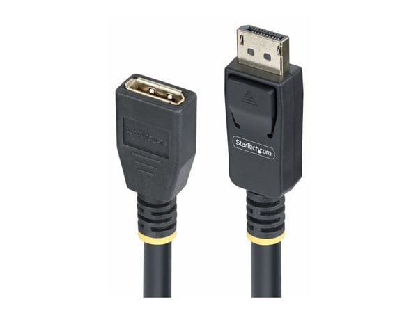 StarTech 10ft (3m) DisplayPort 1.4 Extension Cable, DP 1.4, 8K 60Hz - DisplayPort-forlengelseskabel - DisplayPort (hann) til DisplayPort (hunn) - D...