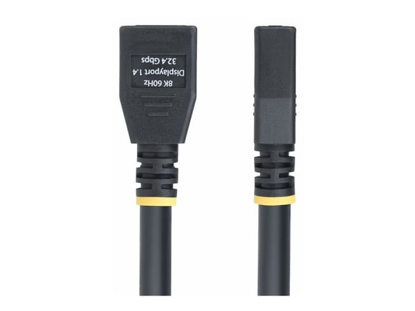 StarTech 10ft (3m) DisplayPort 1.4 Extension Cable, DP 1.4, 8K 60Hz - DisplayPort-forlengelseskabel - DisplayPort (hann) til DisplayPort (hunn) - D...
