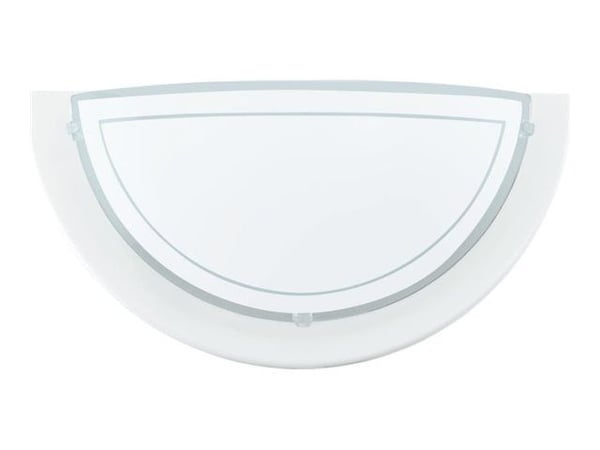 Eglo Planet 1 - Vegglampe - 1 sokkel - E27 - hvit, blank