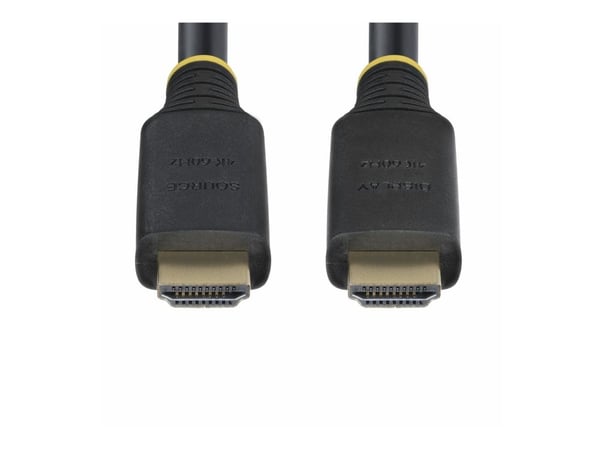 Startech 15m (49.2ft) Active High Speed HDMI Cable, 4K60Hz - High Speed - HDMI-kabel med Ethernet - HDMI hann til HDMI hann - 15 m - skjermet - sva...