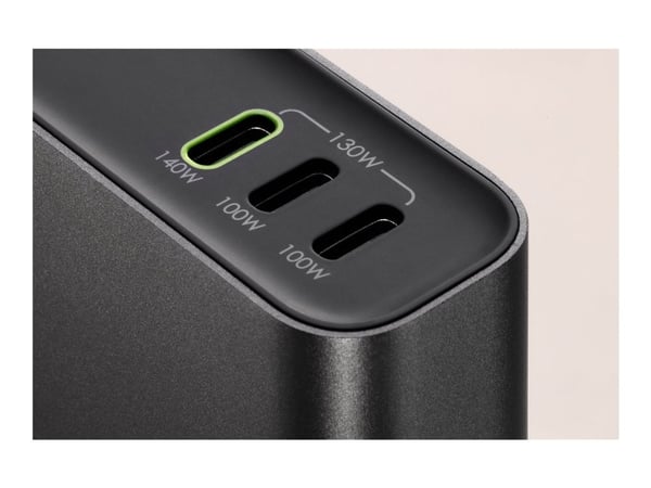 mophie powerstation ultra - Strømbank - 25000 mAh - 140 watt - PD - 3 utgangskontakter (USB-C) - svart