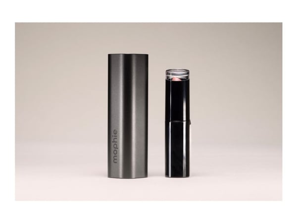 mophie powerstation mini - Strømbank - 5000 mAh - 20 watt - PD (USB-C) - på kabel: USB-C - svart