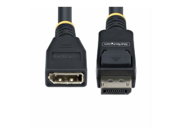 StarTech 10ft (3m) DisplayPort 1.4 Extension Cable, DP 1.4, 8K 60Hz - DisplayPort-forlengelseskabel - DisplayPort (hann) til DisplayPort (hunn) - D...
