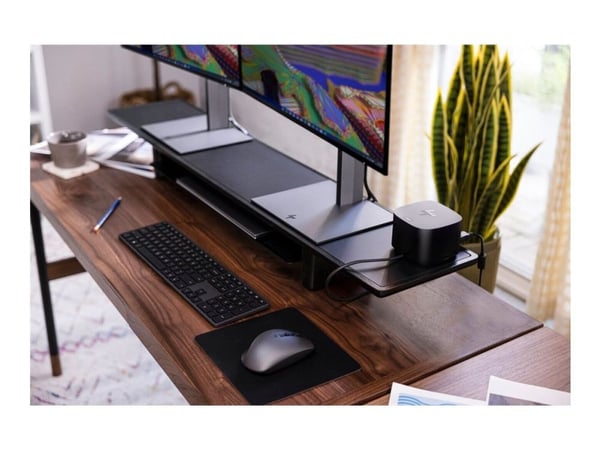 HP Dual Mode 975 - Tastatur - bakbelysning - trådløs - Bluetooth - Dansk