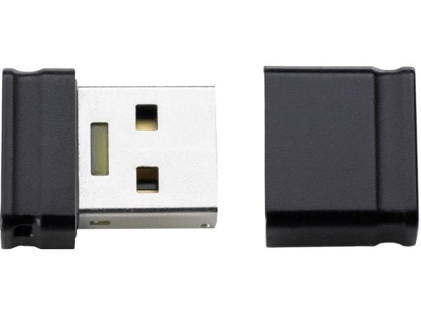 Intenso Micro Line, 128 GB, USB A-tyyppi, 2.0, 16,5 MB/s, Suojus, musta
