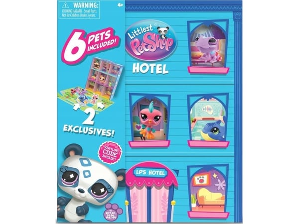 TMT LITTLEST PET SHOP Rinkinys „Gyvūnėlių viešbutis“