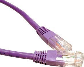 LOGON FTP Cat6 10m, Cat6, RJ-45, RJ-45, Han/han, 10/100/1000Base-T(X), Fiolett