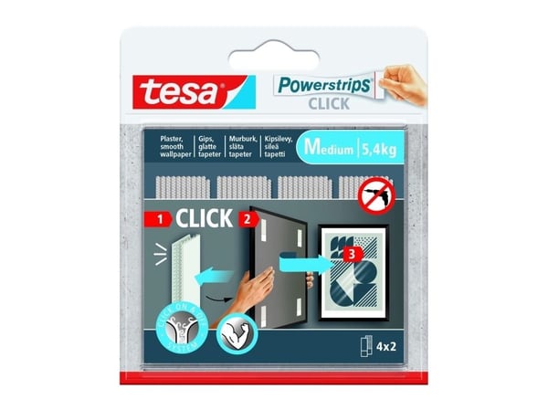 Powerstrip Tesa 77721 4 delar