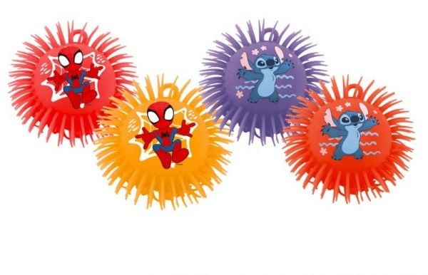 Simba plyschboll mix Spidey & Stitch, 3 l+