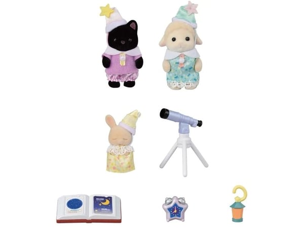 Sylvanian Families Sleepover Party Trio