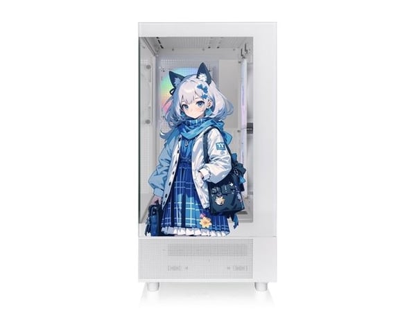 Thermaltake View 270 - SP Edition - mid tower - utvidet ATX (E-ATX) - sidepanel med vindu (herdet glass) - ingen strømforsyning (PS/2) - snø - USB/lyd