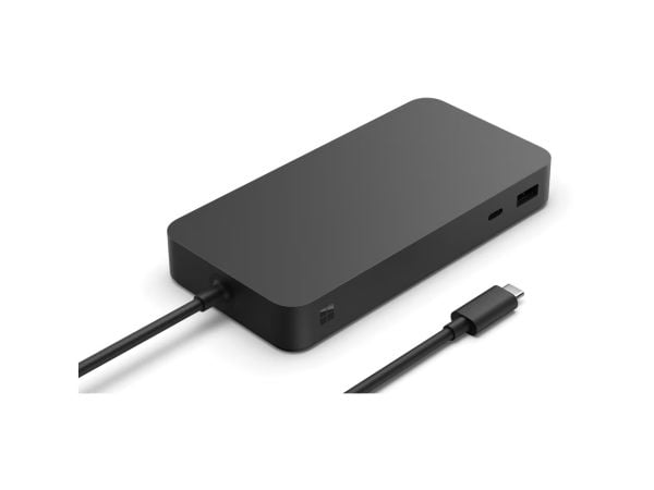 Microsoft Surface Thunderbolt 4 Dock, Thunderbolt 4, 3.5mm, RJ-45, Thunderbolt 4, USB 3.2 Gen 2 (3.1 Gen 2) Type-A, USB Type-C, Kensington, musta, ...