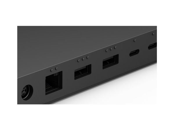 Microsoft Surface Thunderbolt 4 Dock, Thunderbolt 4, 3.5mm, RJ-45, Thunderbolt 4, USB 3.2 Gen 2 (3.1 Gen 2) Type-A, USB Type-C, Kensington, musta, ...