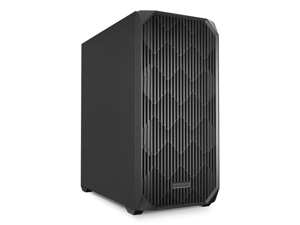 Sharkoon AK3, Midi Tower, PC, Svart, ATX, micro ATX, Mini-ITX, Metall, 17 cm