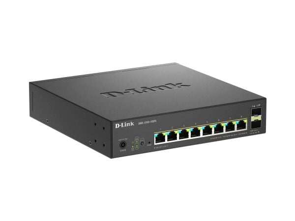 D-Link 10-Port Multi-Gigabit Smart Managed PoE, Hallittu
