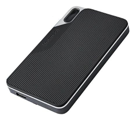 Intenso TX100 - SSD - 2 TB - ekstern (bærbar) - USB 3.2 Gen 1x1 (USB-C kontakt) - svart