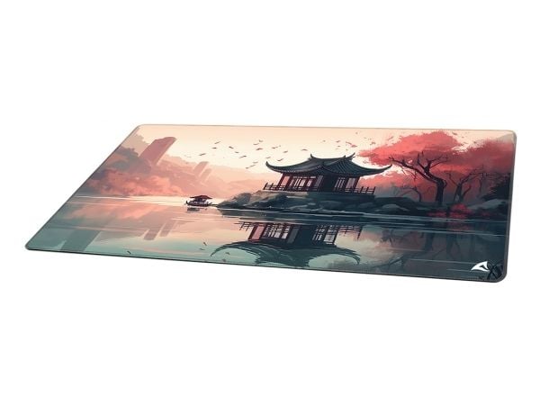Sharkoon SKILLER SGP40 D7, Flerfarget, Bilde, Gummi, Tekstil, Antiskliunderlag, Musematte til gaming