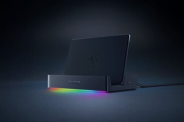 Razer Handheld Dock Chroma - Dokkingstasjon - for bærbar, gaming handheld - USB-C - HDMI - 1GbE