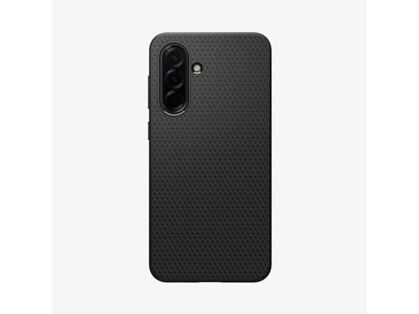 Spigen Liquid Air - bakdeksel til mobiltelefon - termoplastisk polyuretan (TPU) - matt svart - for Samsung Galaxy A36