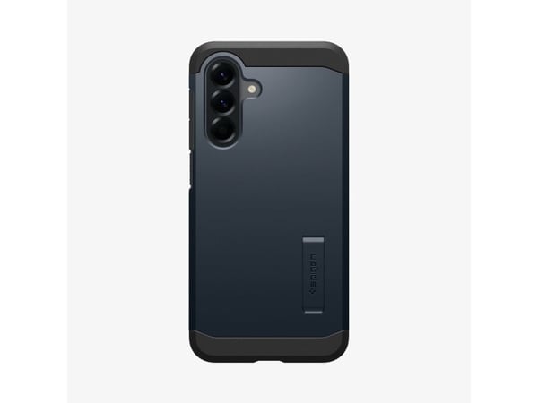 Spigen Tough Armor - Baksidesskydd för mobiltelefon - termoplastisk polyuretan (TPU), polykarbonat (PC), stötskum - metallskiffer - för Samsung Gal...