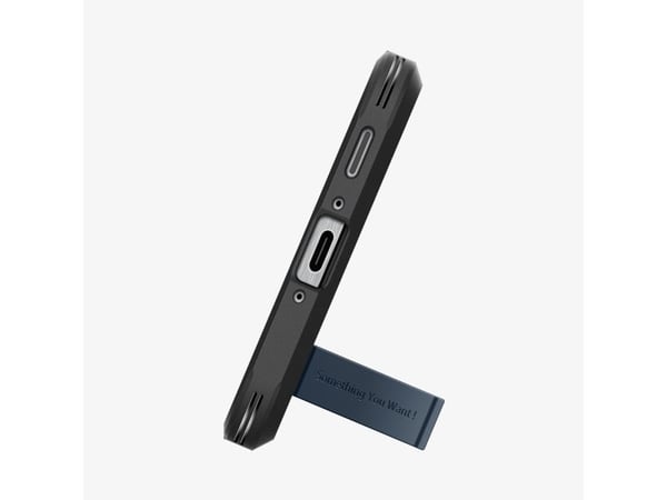 Spigen Tough Armor - Baksidesskydd för mobiltelefon - termoplastisk polyuretan (TPU), polykarbonat (PC), stötskum - metallskiffer - för Samsung Gal...