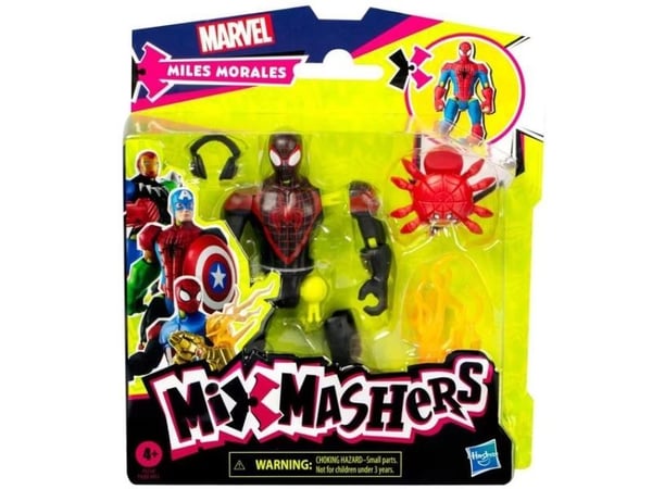 Spider-Man 5 Tommers MixMashers Grunnfigur Miles Morales