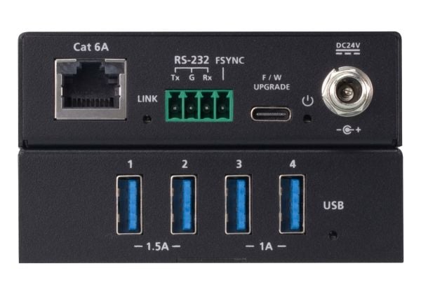 ATEN UCE33100 - Fjern- og lokal enhet - USB-utvider - USB 3.2 Gen 1 - over CAT 6a - 4 porter - opp til 100 m
