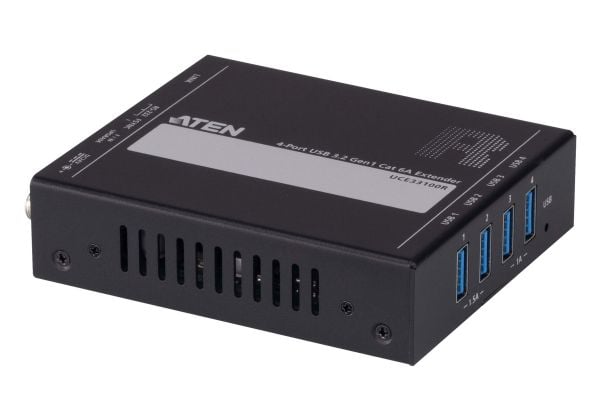ATEN UCE33100 - Fjern- og lokal enhet - USB-utvider - USB 3.2 Gen 1 - over CAT 6a - 4 porter - opp til 100 m