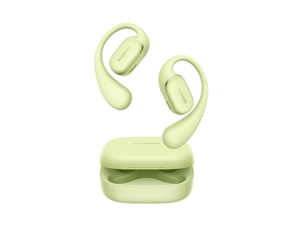 Huawei FreeArc - True wireless-hörlurar med mikrofon - öppet öra - montering över örat - Bluetooth - grön