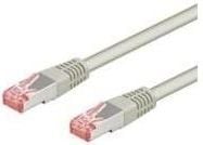 goobay - Koppeledning - RJ-45 (hann) til RJ-45 (hann) - 7,5 m - SFTP, PiMF - CAT 6 - halogenfri - grå