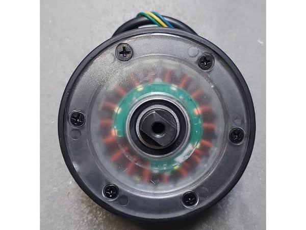 Bakhjul med motor til MCU-Sport el-sparkesykkel LED 14,4V/21,6V