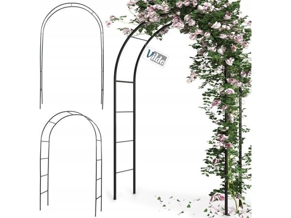 Vilde Hagepergola i metall 145x235 cm