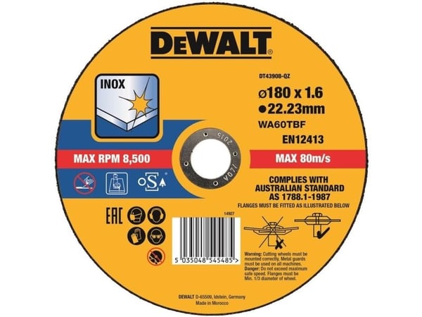 Dewalt DT43908-QZ Leikkuukiekko 1 kpl