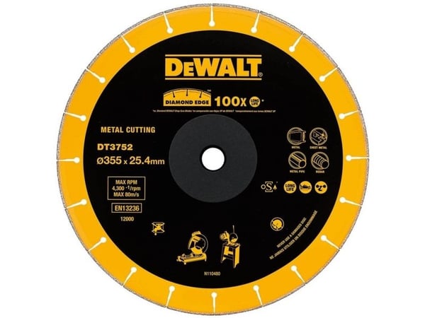 DEWALT DIAMOND EXTREME METALLIKOHDE 355 x 25.4mm