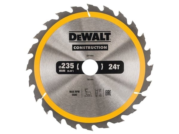 Dewalt pyörösaha 235x30mmx24z - DT1954-QZ - DT1954-QZ