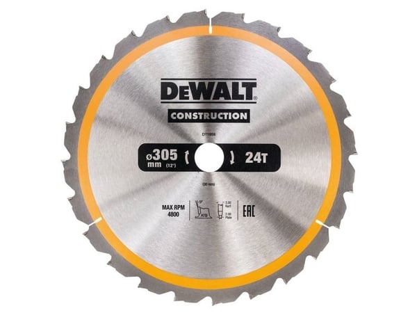 Dewalt pyörösaha 250x30mmx48z - DT1958-QZ - DT1958-QZ
