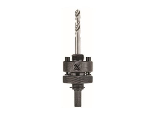 DeWALT DT90368-QZ, Hålsågadapter, Hexskaft, 10 mm, Svart, Rostfritt stål, 3,2 cm, 21 cm