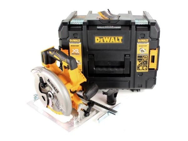 DeWALT DCS570NT-XJ, Lastulevy, Kipsilevy, Puu, Musta, Keltainen, Harjaton, 18,4 cm, 5500 RPM, 6,4 cm - SOLO