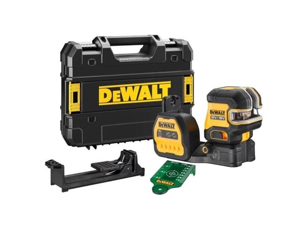 DeWALT DCE825NG18-XJ, 30 m, 3 mm/m, Linjalaser, musta, Keltainen