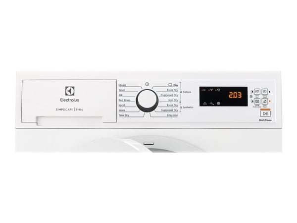 Electrolux EW2H328R4 - Tørker - bredde: 59.6 cm - dybde: 62.3 cm - høyde: 85 cm - frontileggelse