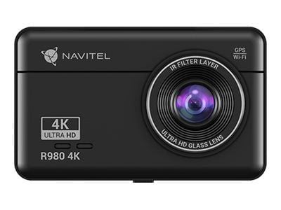 Navitel R980 4K, 4K Ultra HD, 3840 x 2160 pikseliä, 140°, TS, musta, IPS Navitel R980 4K, 4K Ultra HD, 3840 x 2160 pikseliä, 140°, TS, musta, IPS