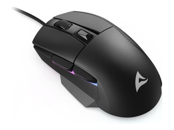 Sharkoon SKILLER SGM35 - Mus - optisk - 6 knapper - kablet - USB - svart