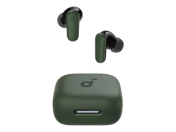 Soundcore P30i - True wireless-hodetelefoner med mikrofon - i øret - Bluetooth - aktiv støydemping - grønn