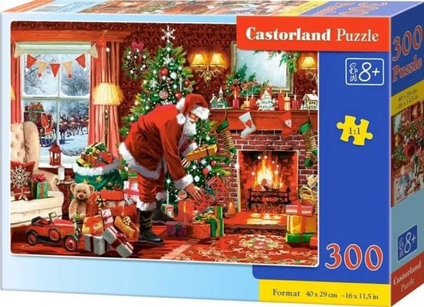 Castorland Puzzle 300 Joulupukin erikoistoimitus jouluksi