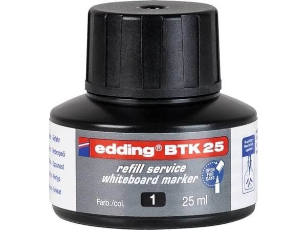 Edding BTK 25 sort 25ml (4-BTK25001)