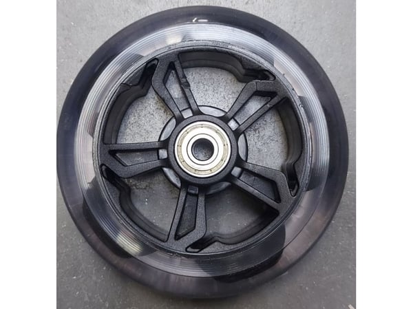 Forhjul svart til MCU-Sport el-sparkesykkel LED 14.4V/21.6V