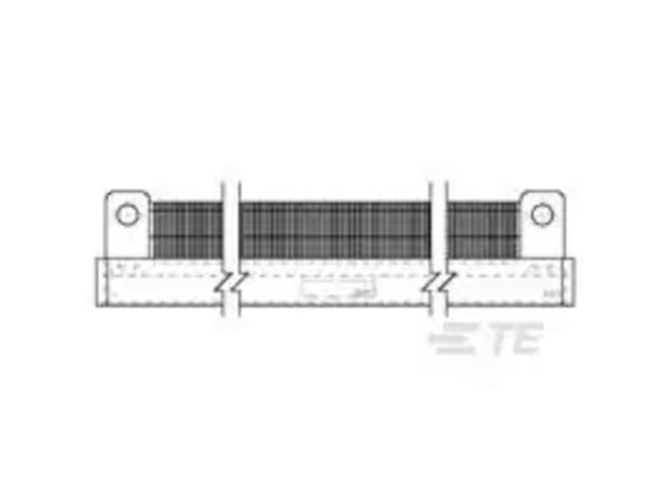 TE Connectivity Indbygningsstiftliste (standard) 449619-3 1 stk Package
