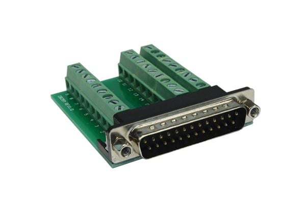 EXSYS EX-49025, 25p D-SUB, 27p, Grön, Silver